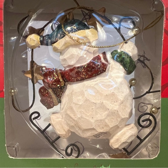 Whimsical Ornaments.  Santa and Two Snowmen.   NIB - Picture 5 of 7